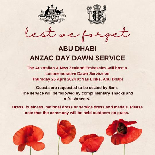 ANZAC DAY DAWN SERVICE